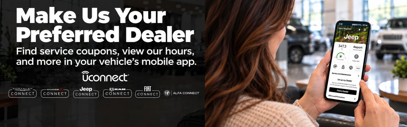uconnect® make us your preferred dealer | Cassens & Sons Inc in Glen Carbon IL